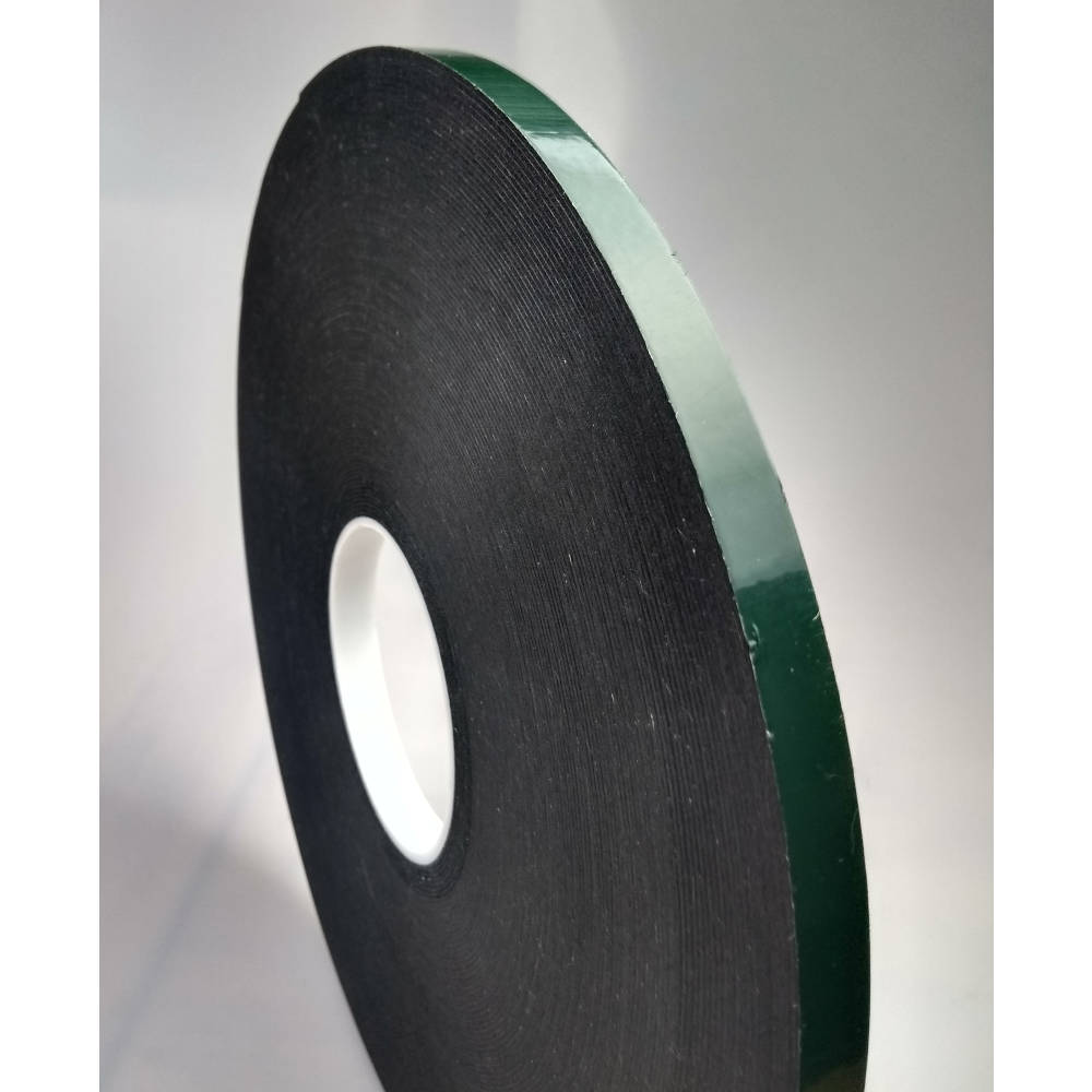 12mm x 2mm x 25 Metre Black Double Sided Polyethylene Foam Tape