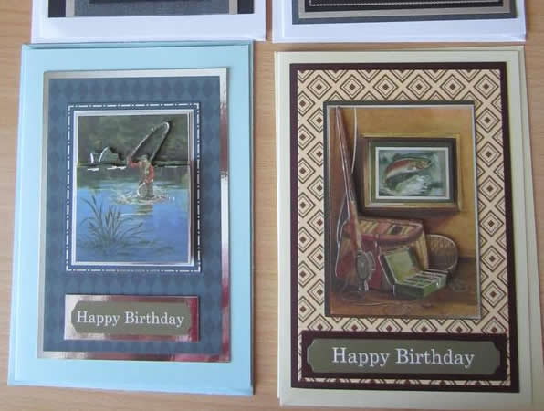 Transparent tapes used to make fishing cards