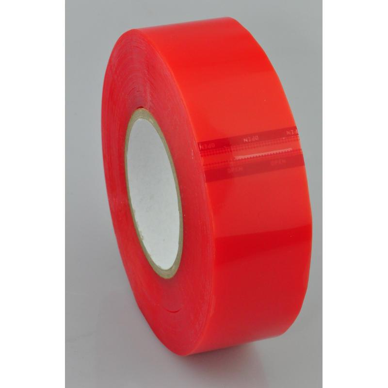50M Double Sided Super Sticky Clear Tape Red Strong Craft DIY Roll 3 5 8 10mm UK 