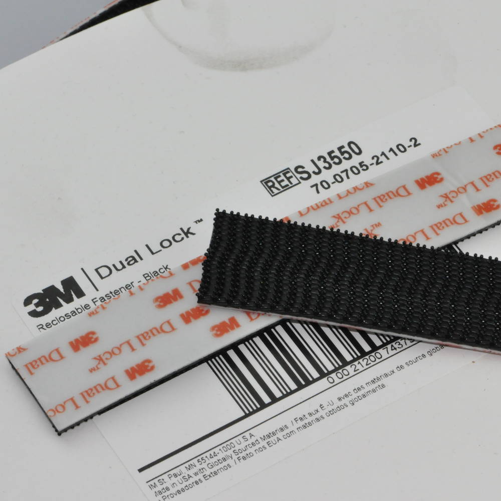 25mm Self Adhesive Black Dual Lock Rolls - VHB Adhesive