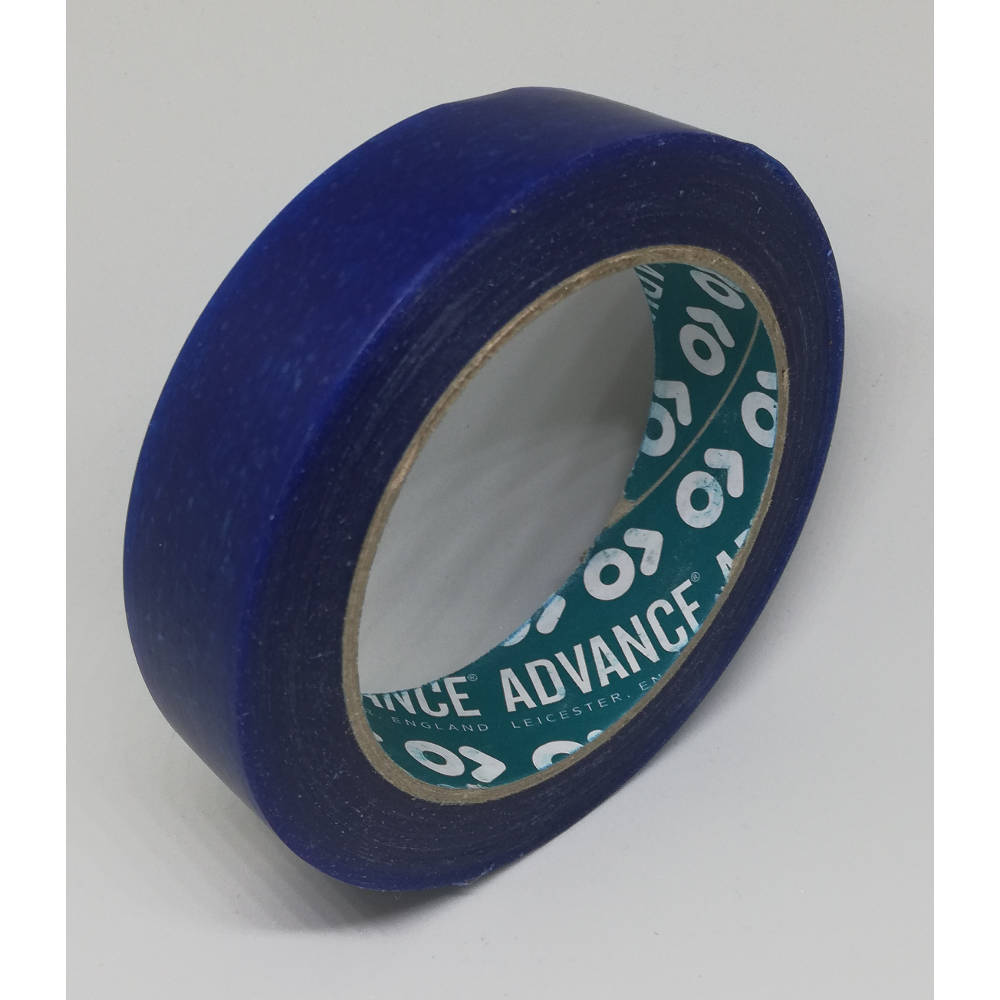 25mm x 33 Metre Translucent Blue PVC Protection Tape 1