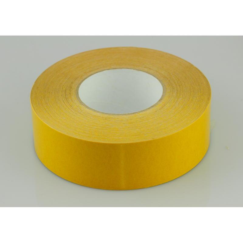 50mm x 50 Metres Double Sided PVC Tape with Solvent Acrylic Adhesive - back