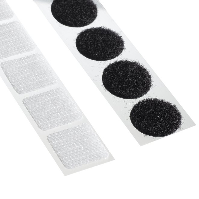 Diameter 20mm Sticky Back Coins Nylon Coins White 20mm Hook & Loop Self Adhesive Dots Tape 110 Pairs 220 Pieces Self Adhesive Dots Home Office Dots with Adhesive Heavy Duty for Classroom 