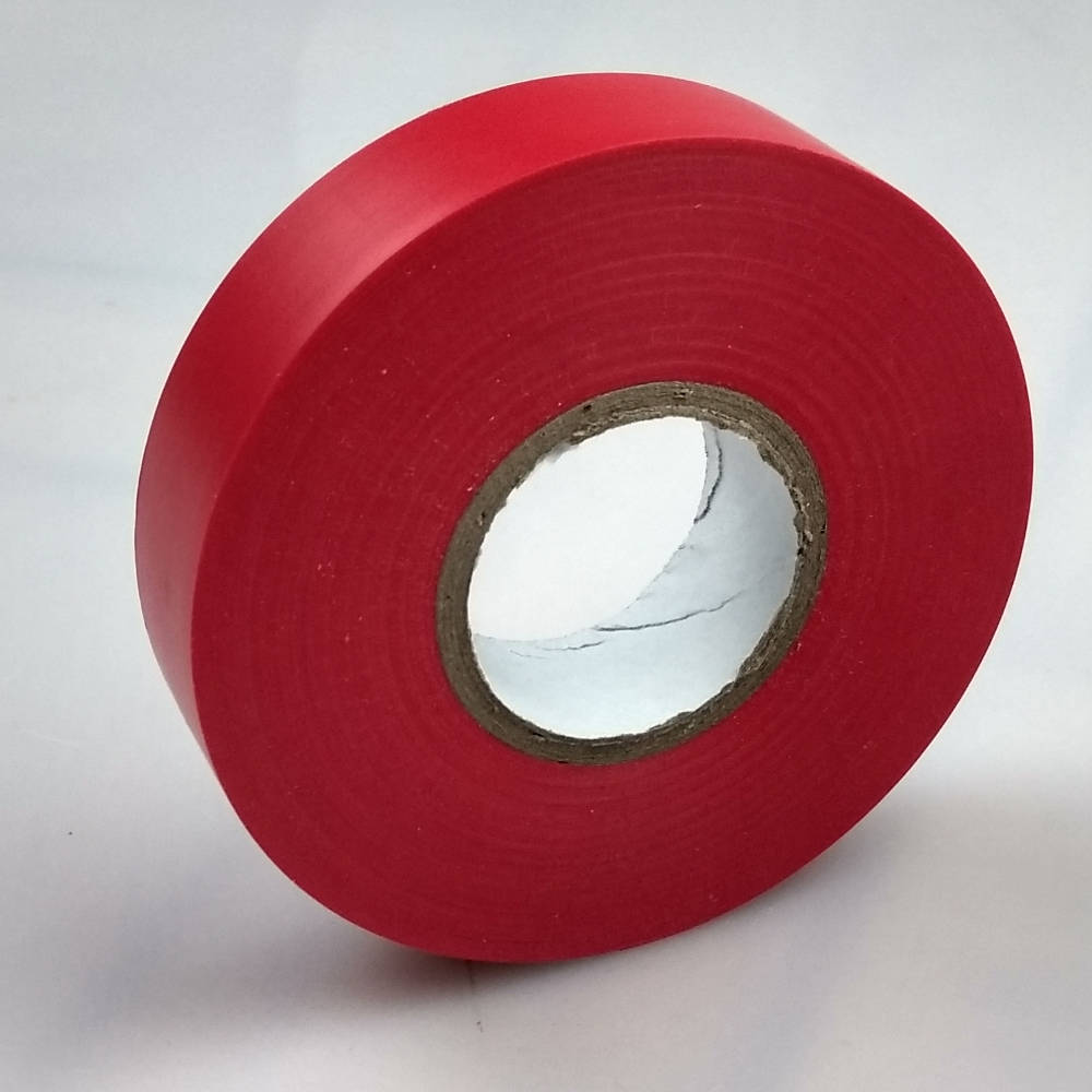 Red PVC Electrical Tape pointing to the right