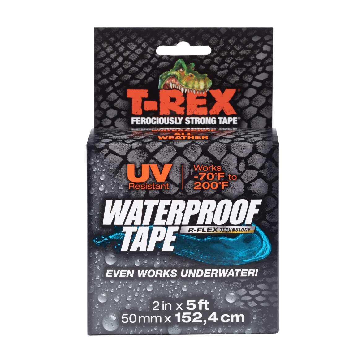 Trex waterproof tape front on